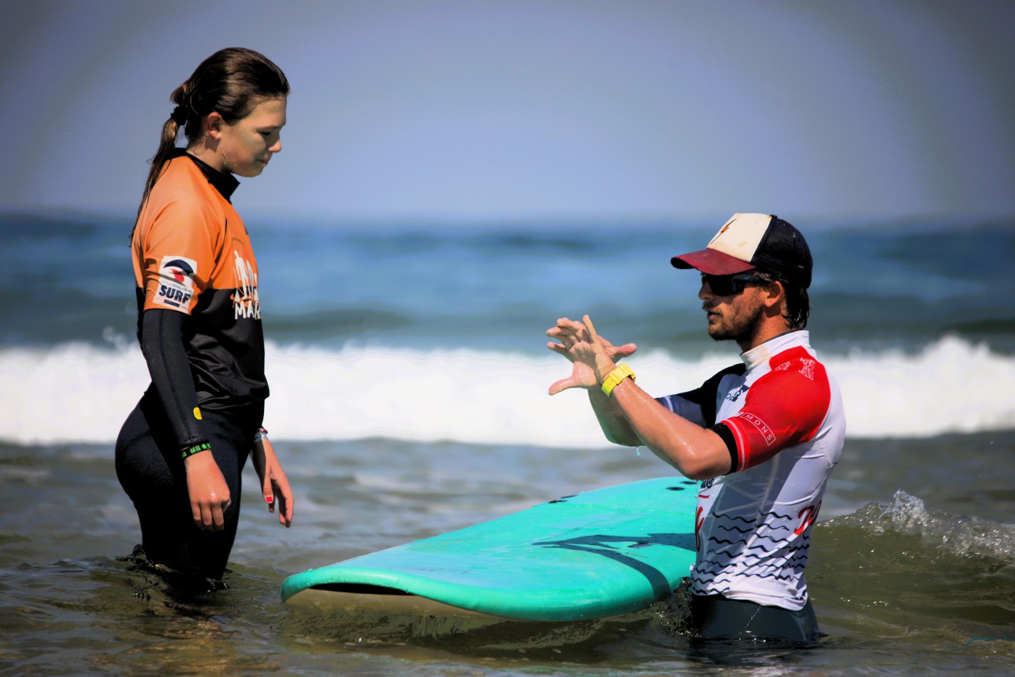 Stage de surf Contis