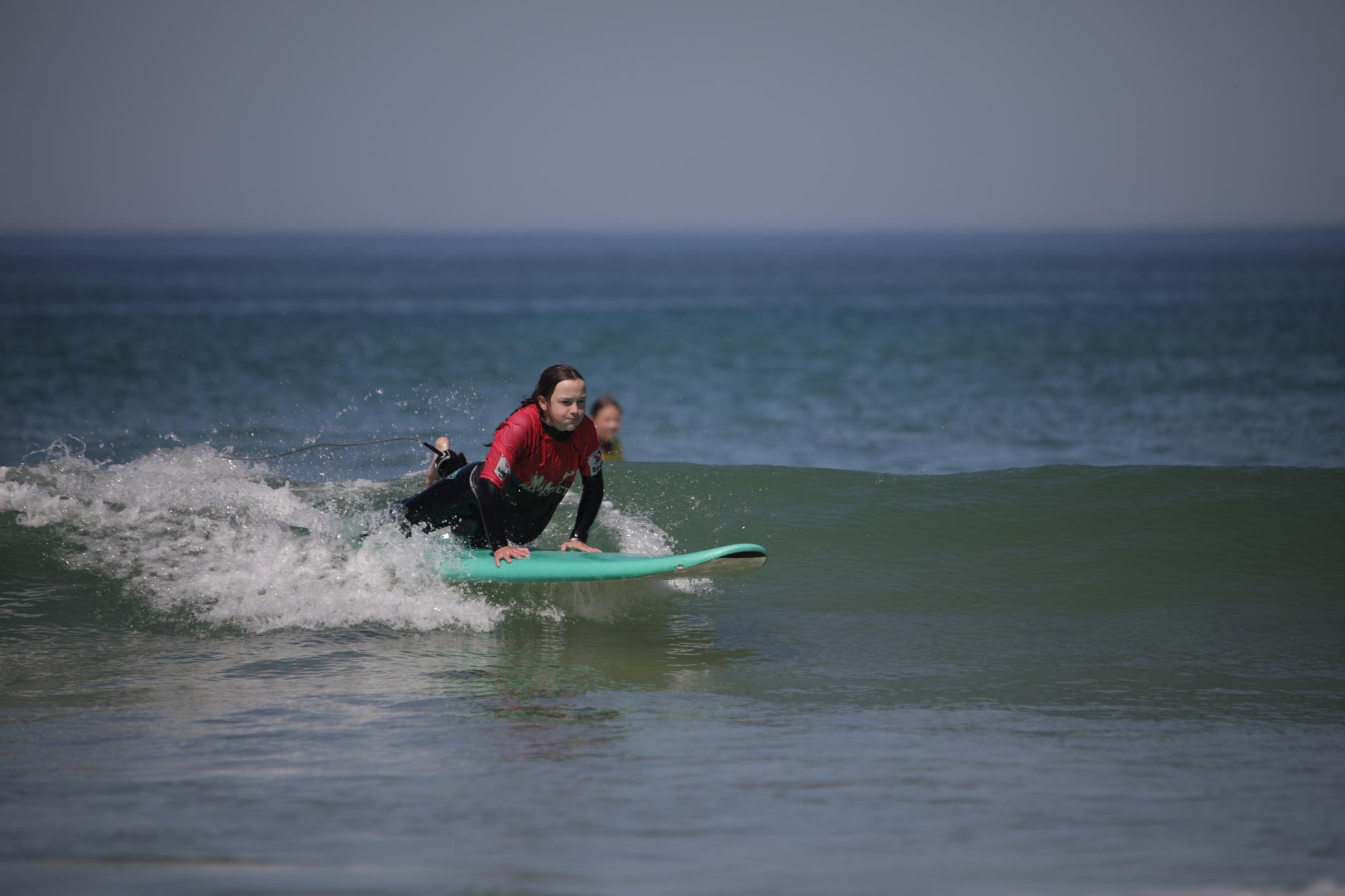 École de surf Contis découvrir